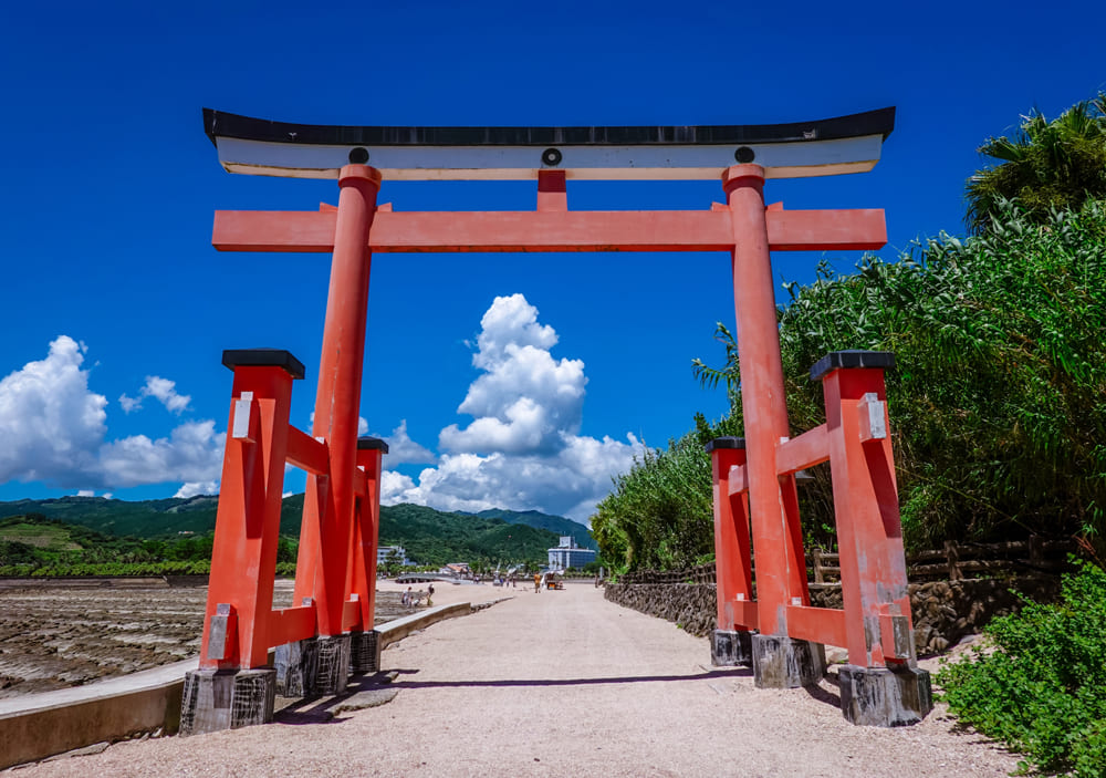 青島神社で縁結び祈願