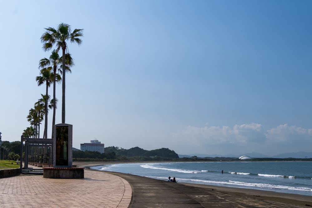 青島のビーチリゾートでリラックス